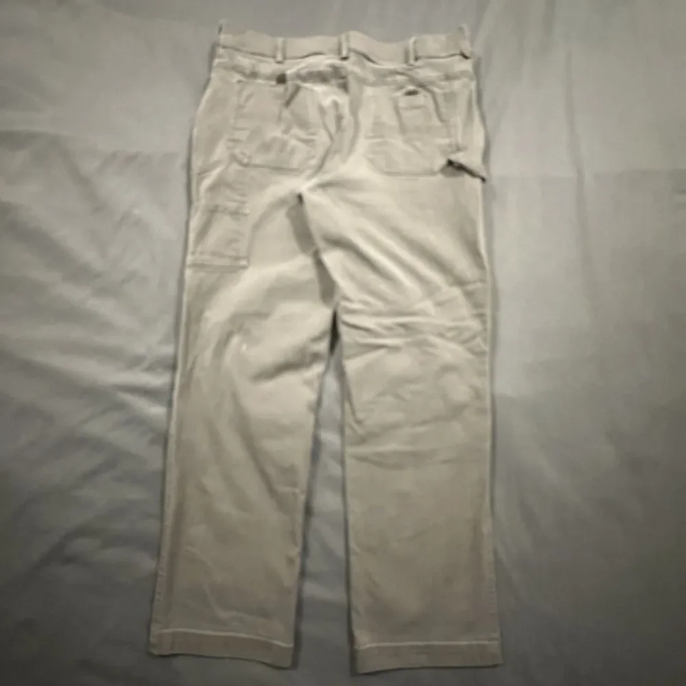 LL Bean BeanFlex Double Knee Pants Mens 36x30 Brown Utility Carpenter Workwear